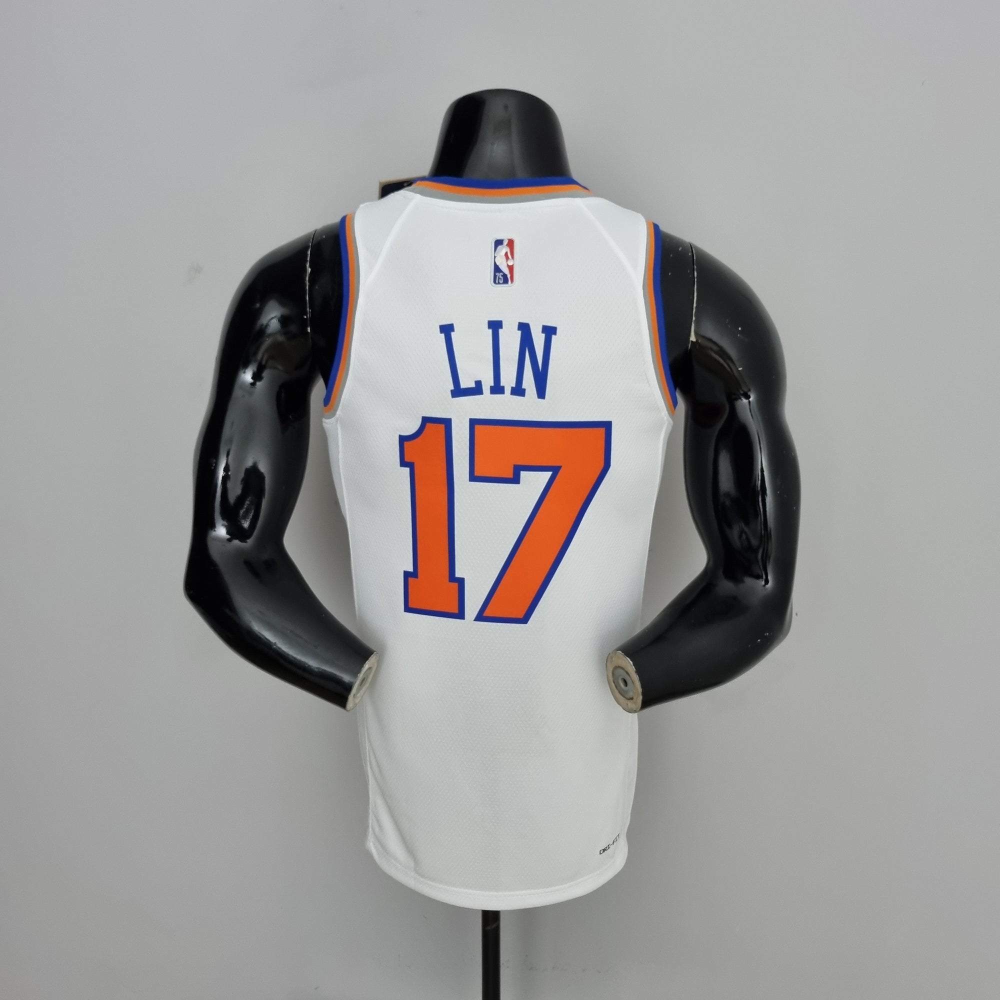 Camiseta NBA NY Knicks #17 Lin - 75° Cumpleaños White