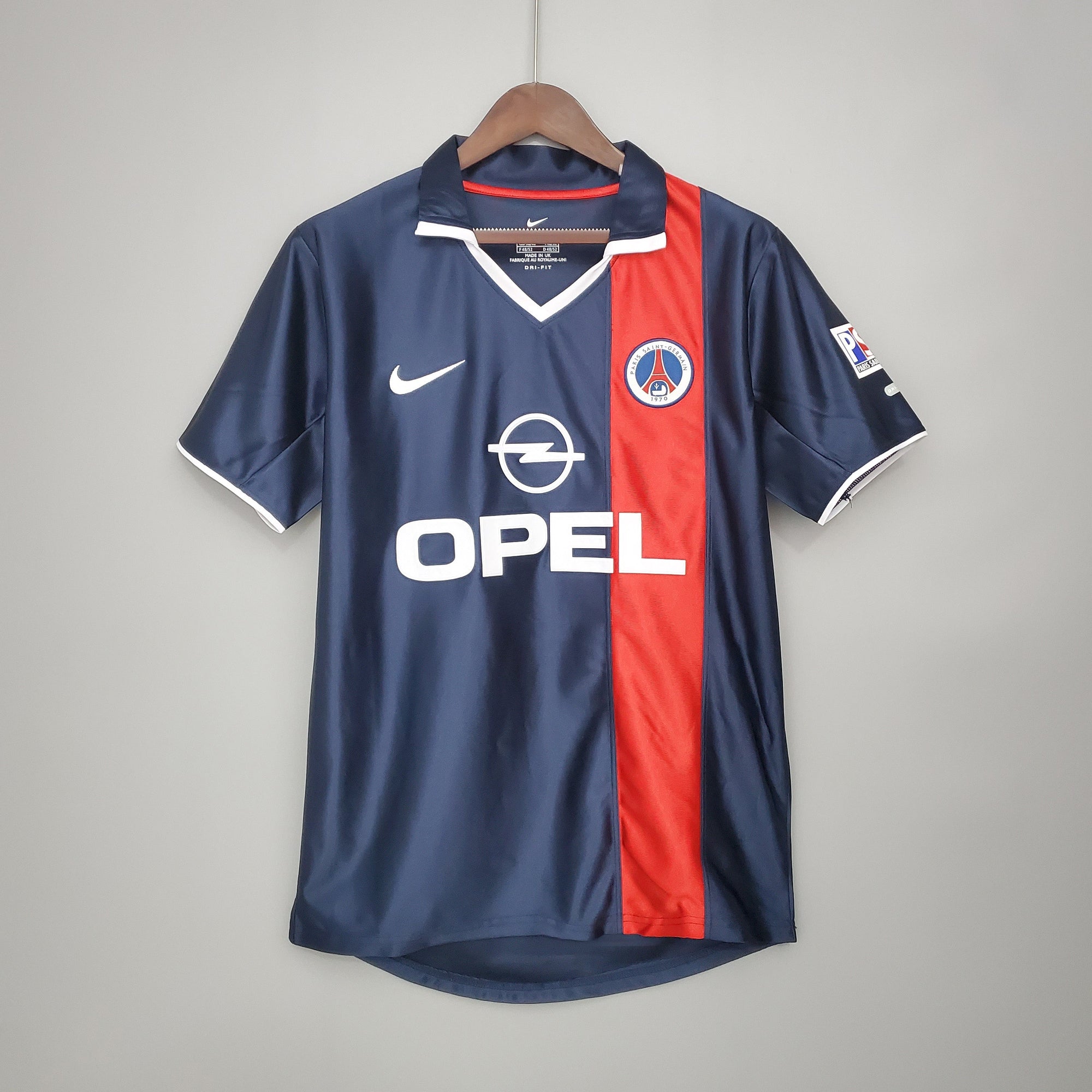 Camiseta PSG Titular 01/02 - Versión (Retro)