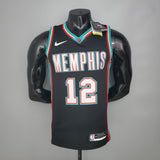 Camiseta NBA Memphis Grizzlies #12 Morant - (Retro) Black