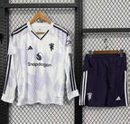 Kit Manchester United 25/26 Fora - (Aficionado) Manga Larga