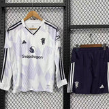 Kit Manchester United 25/26 Fora - (Aficionado) Manga Larga