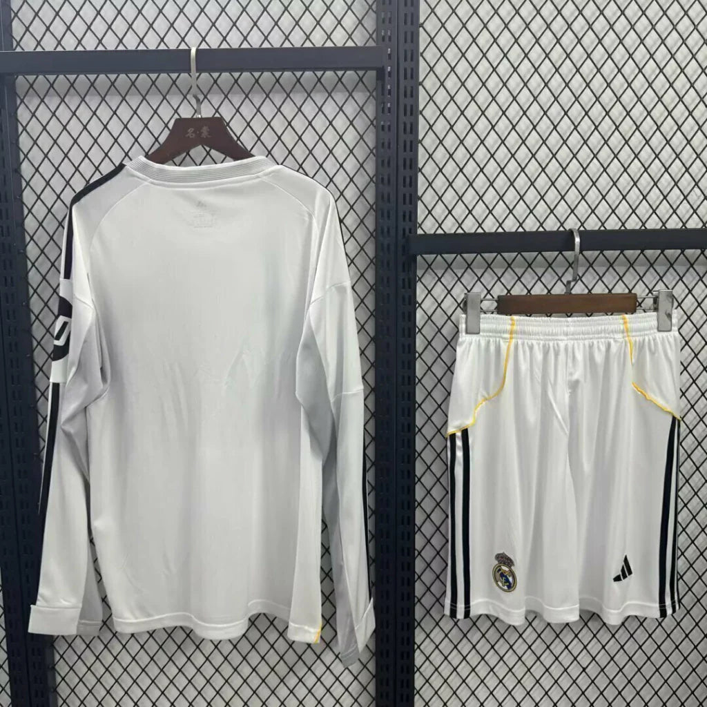 Kit Real Madrid 25/26 Casa - (Aficionado) Manga Larga