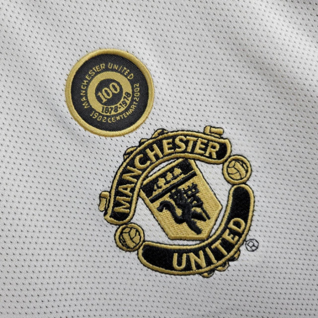 Camiseta Manchester United 01/02 Fora & Terceiro - (Retro) Dupla Face