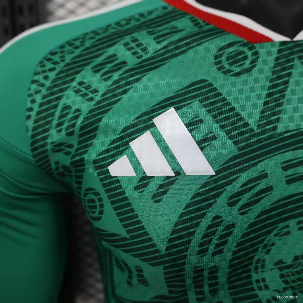 Camiseta  México 2026 Casa - (Jugador) Manga Larga