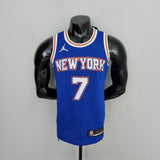 Camiseta NBA NY Knicks #7 Anthony - 75° Cumpleaños Limited Blue