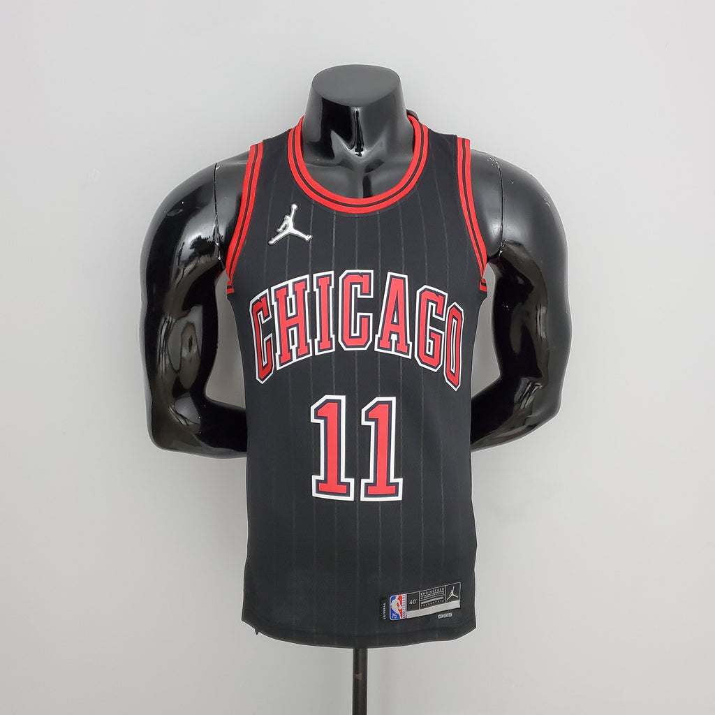 Camiseta NBA Chicago Bulls #11 DeRozan - Flyers Black