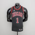 Camiseta NBA Chicago Bulls #1 Rose - Flyers Black