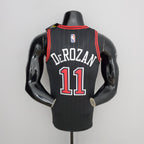 Camiseta NBA Chicago Bulls #11 DeRozan - Flyers Black