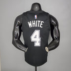 Camiseta NBA San Antonio Spurs #4 White - City Edition Black