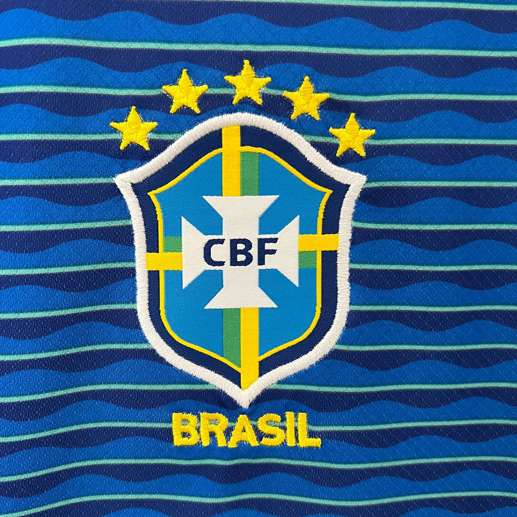 Camiseta Brasil 2024 Fora - (Feminina)