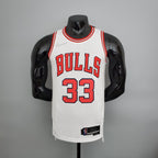 Camiseta NBA Chicago Bulls #33 Pippen - 75° Cumpleaños White