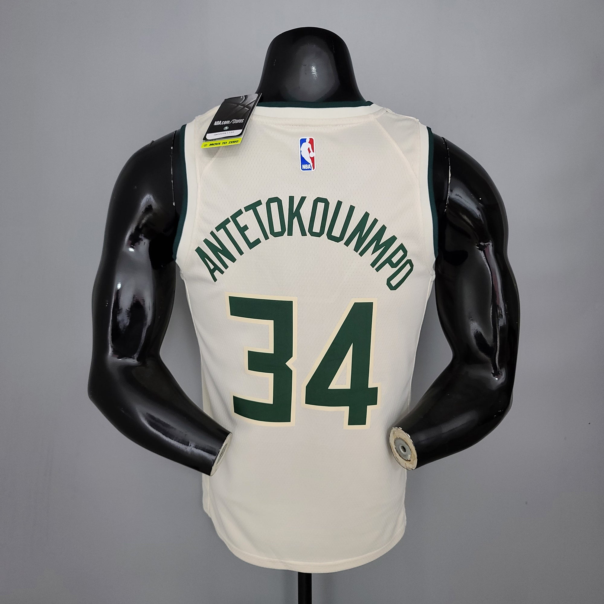 Camiseta NBA Milwalkee Bucks #34 Antetokounmpo - Theme White