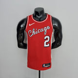 Camiseta NBA Chicago Bulls #2 Bali - 75° Cumpleaños Red