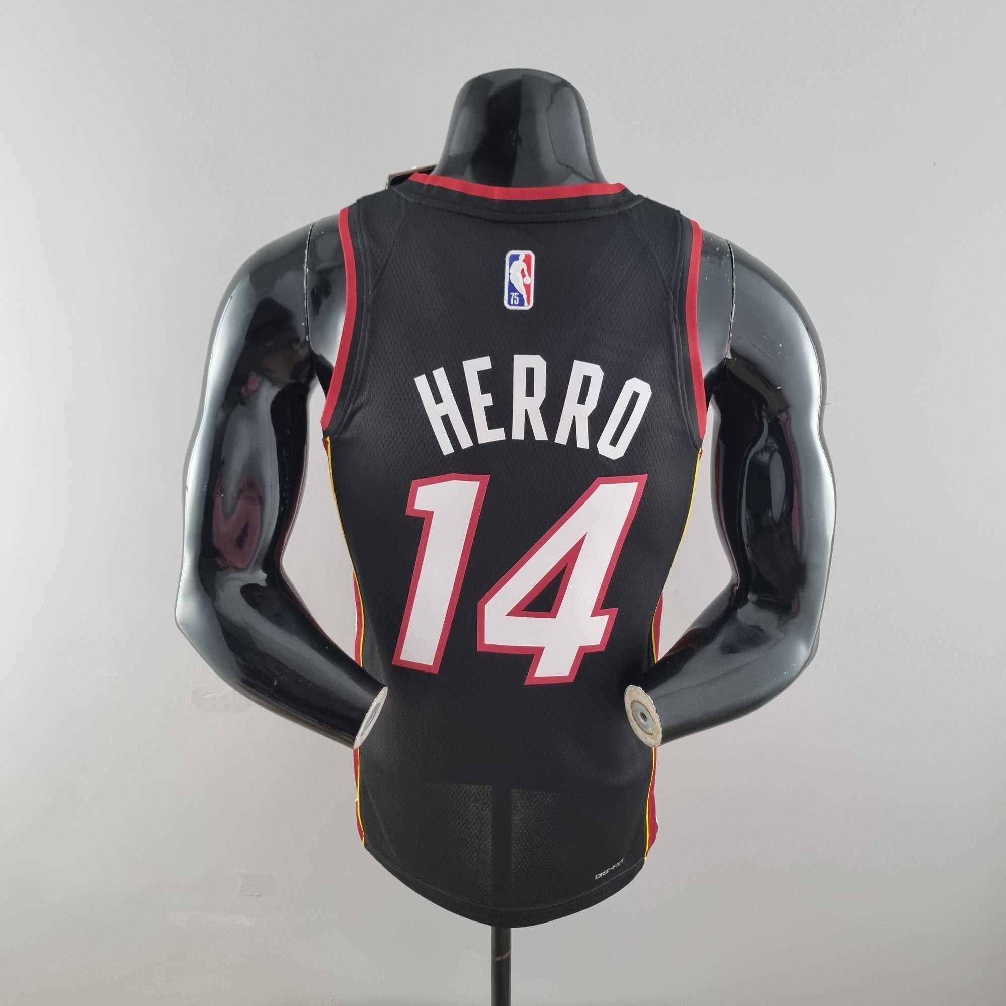 Camiseta NBA Miami Heat #14 Herro - 75° Cumpleaños Black