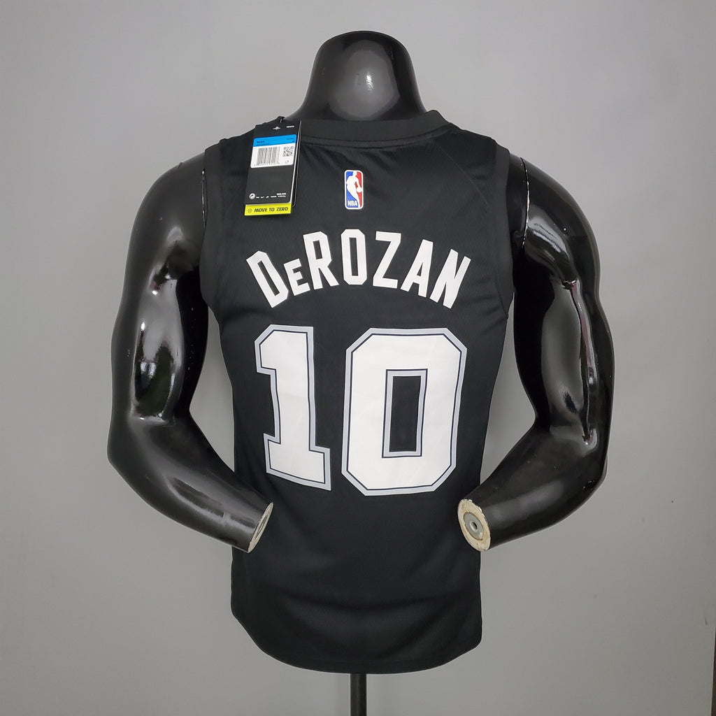 Camiseta NBA San Antonio Spurs #10 DeRozan - City Edition Black