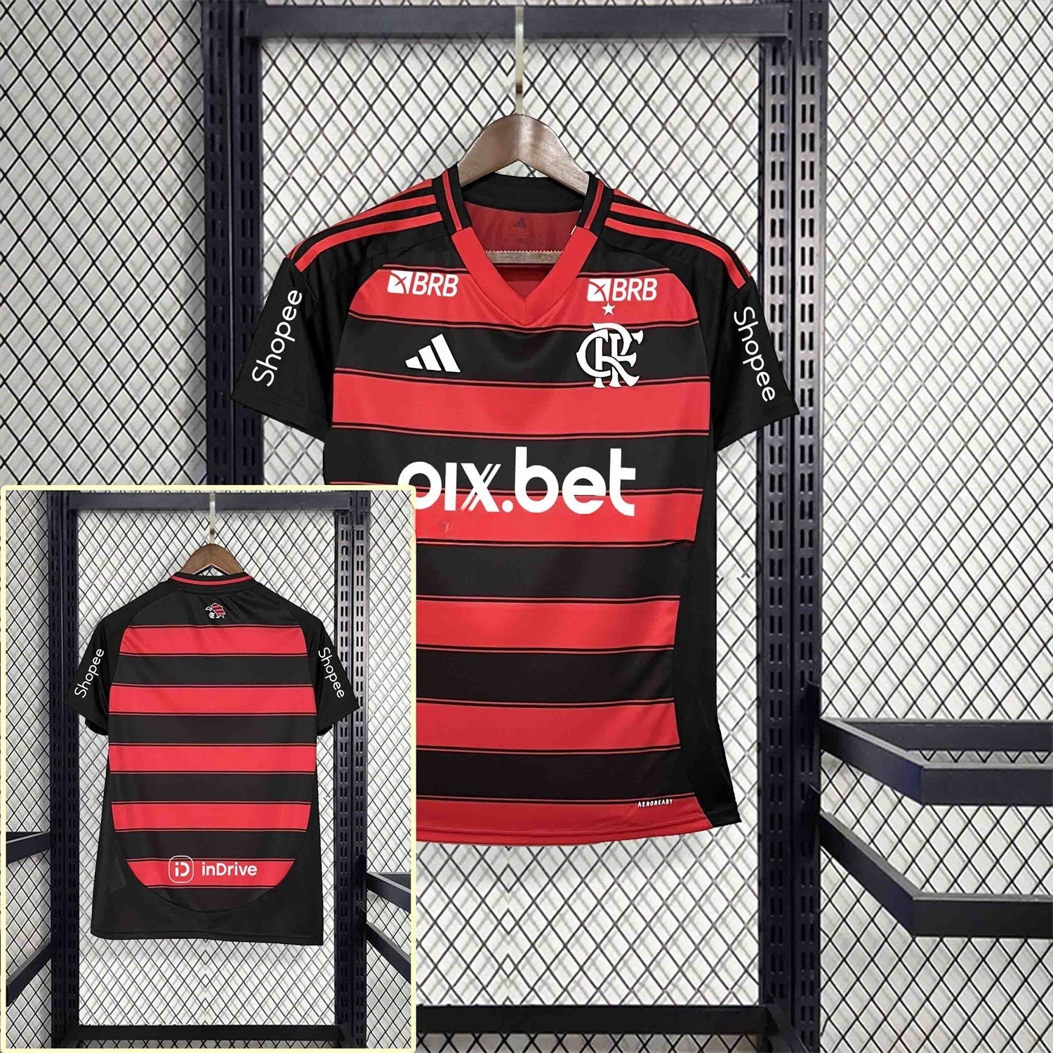 Camiseta Flamengo 2025 Casa (Todos os Patrocinios) - (Feminina)