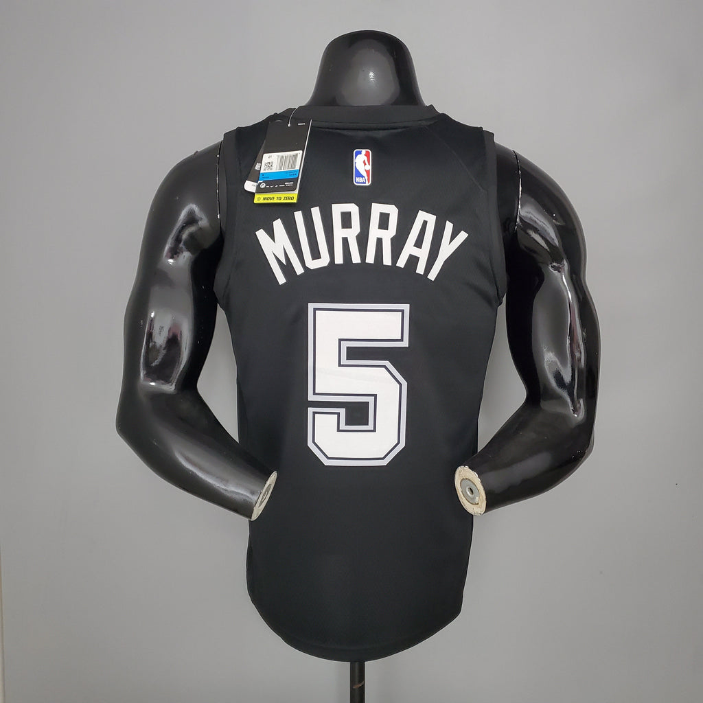 Camiseta NBA San Antonio Spurs #5 Murray - City Edition Black
