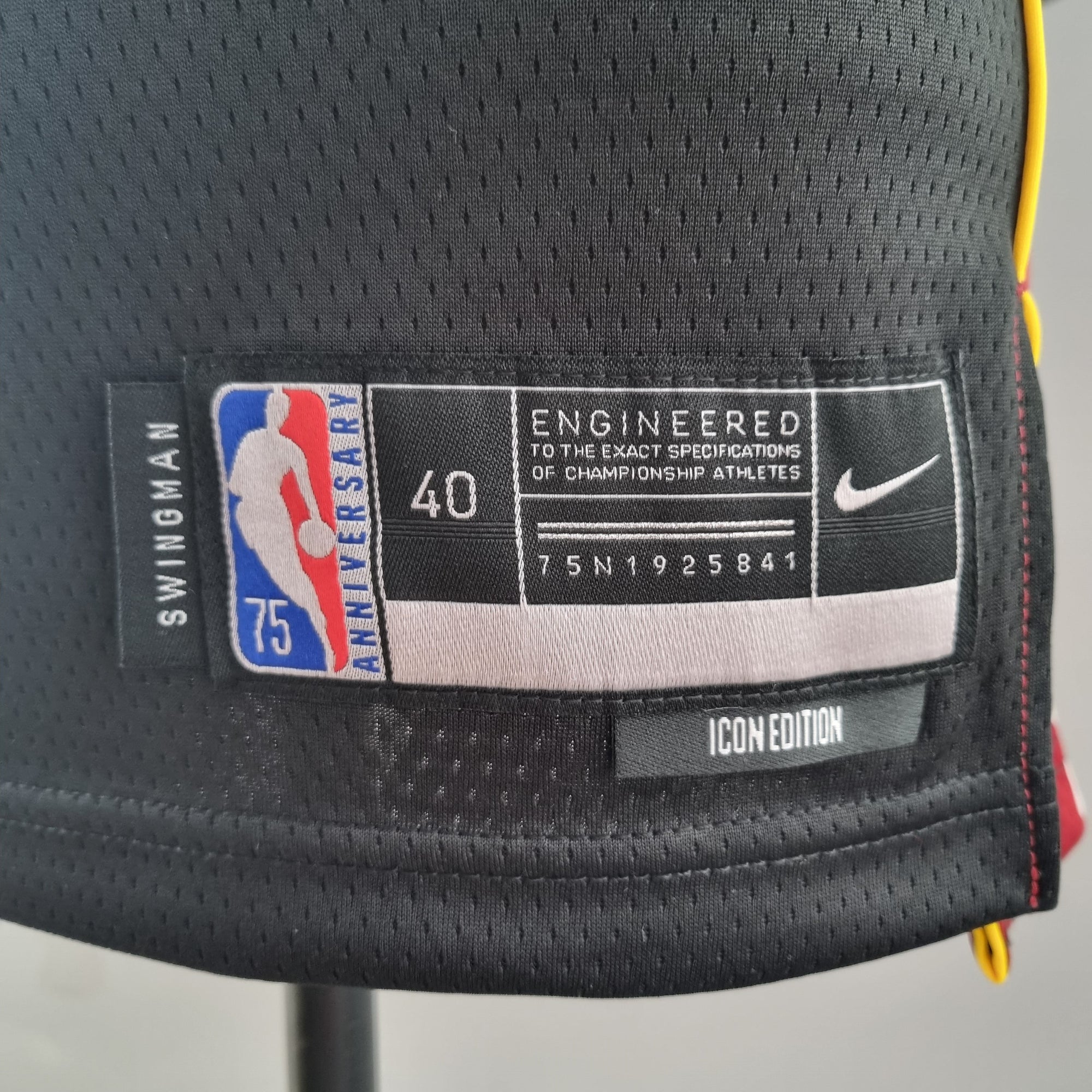 Camiseta NBA Miami Heat #13 Adebayo - 75° Cumpleaños Black