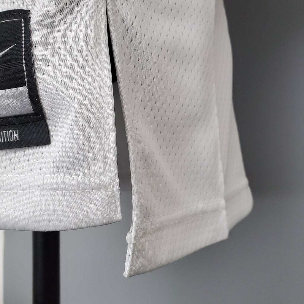 Camiseta NBA Chicago Bulls #91 Rodman - 75° Cumpleaños White