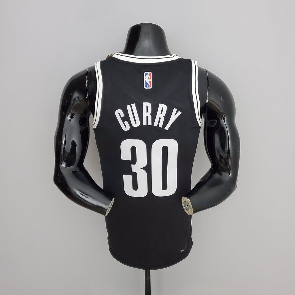 Camiseta NBA Brooklyn Nets #30 Curry - 75º Cumpleaños Black