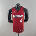 Camiseta NBA Miami Heat #4 Oladipo - 75° Cumpleaños Red
