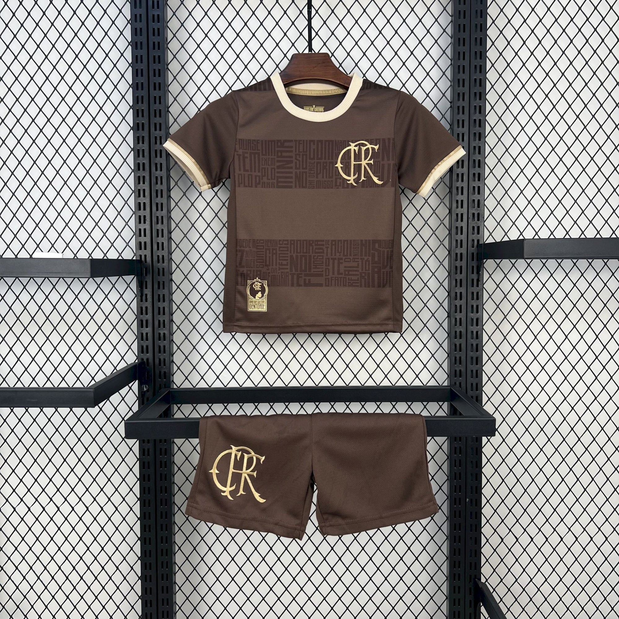 Kit Infantil Flamengo 2024 Anti-Racismo