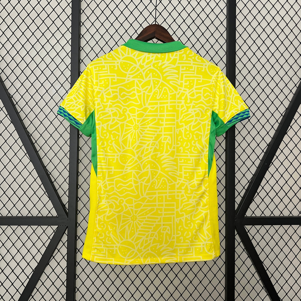 Camiseta Brasil 2024 Casa - (Feminina)