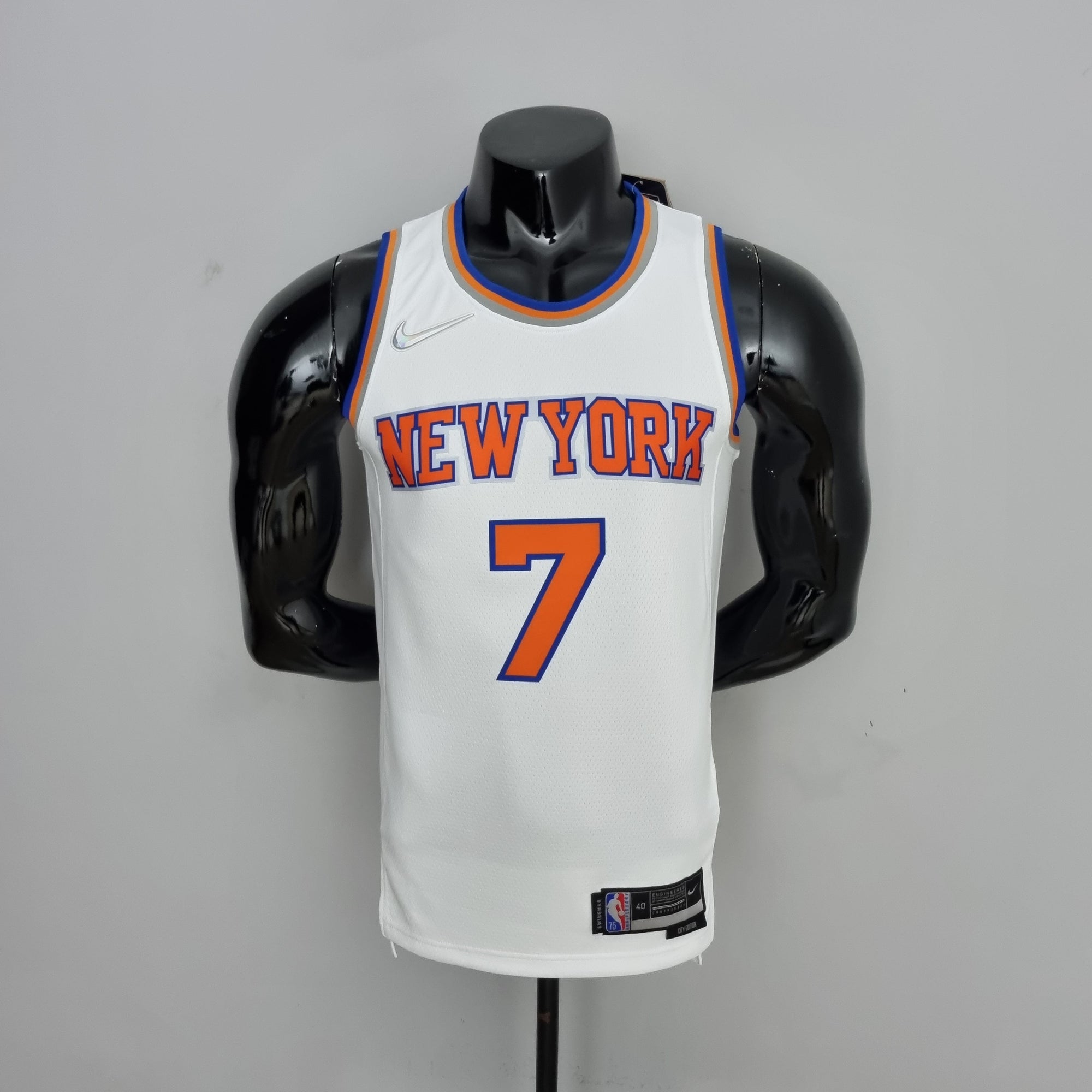 Camiseta NBA NY Knicks #7 Anthony - 75° Cumpleaños White