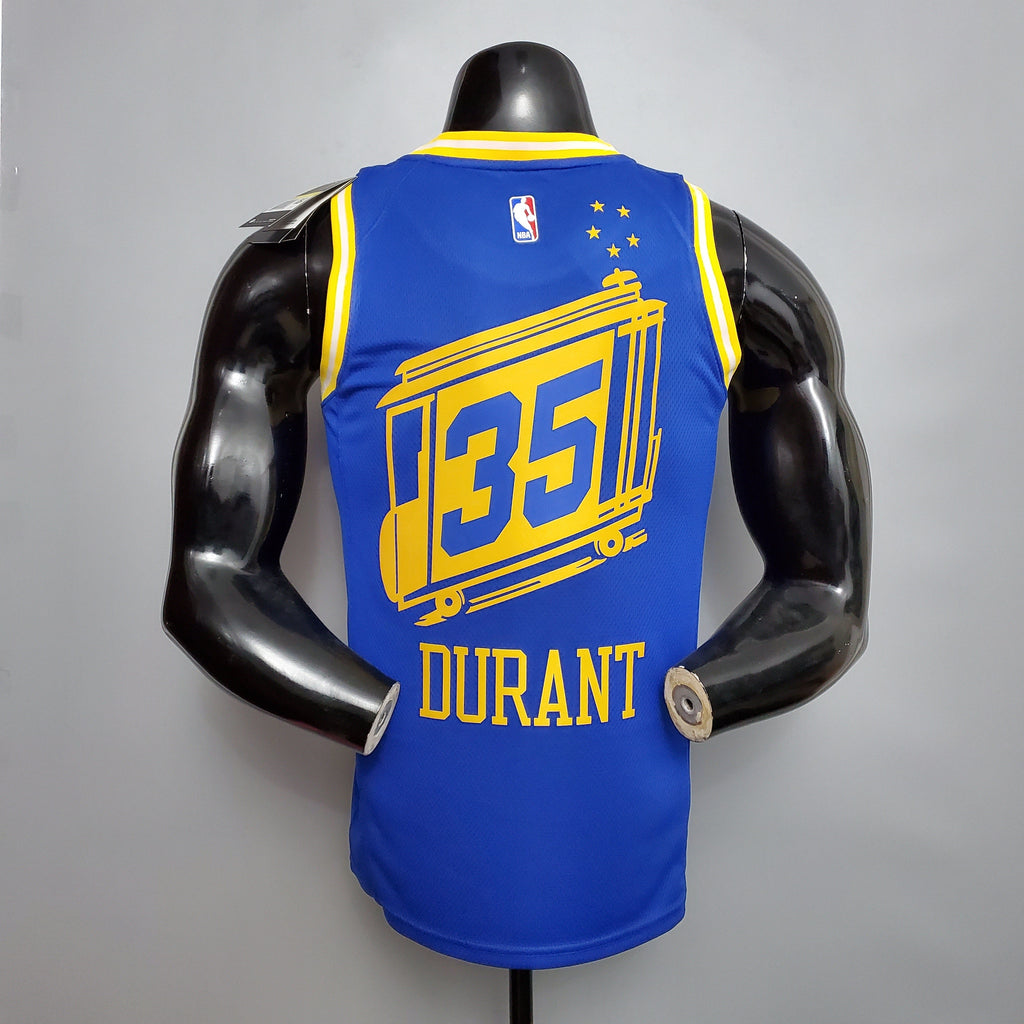 Camiseta NBA Golden State Warriors #35 Durant - Train Blue