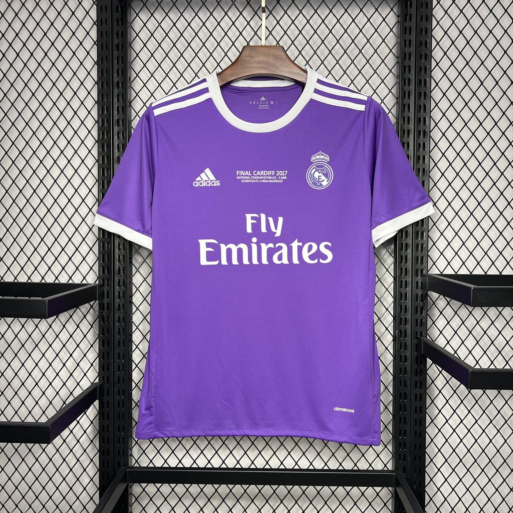 Camiseta Real Madrid 16/17 Fora (Final Champions League) - (Retro)