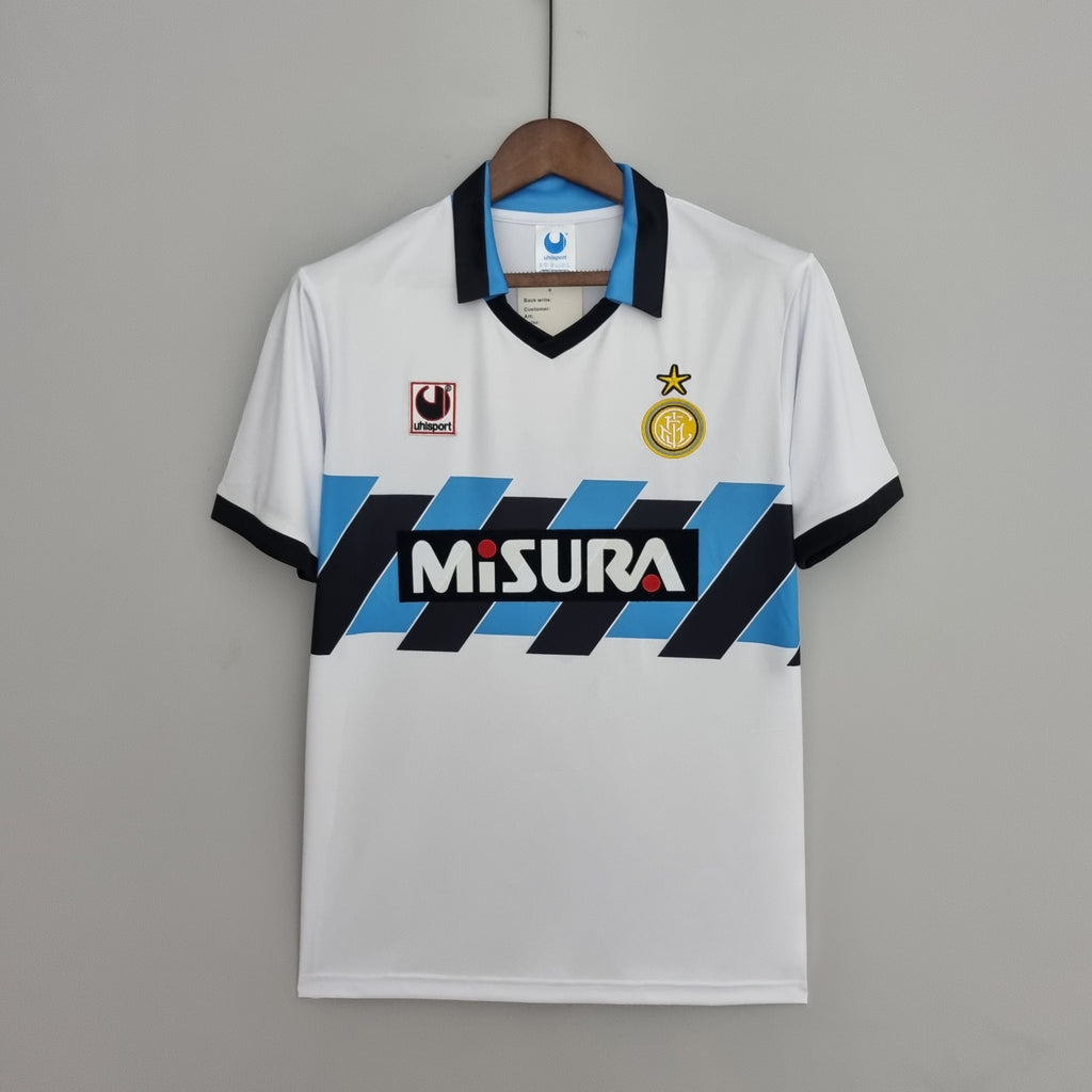 Camiseta Inter de Milão 90/91 Fora - (Retro)