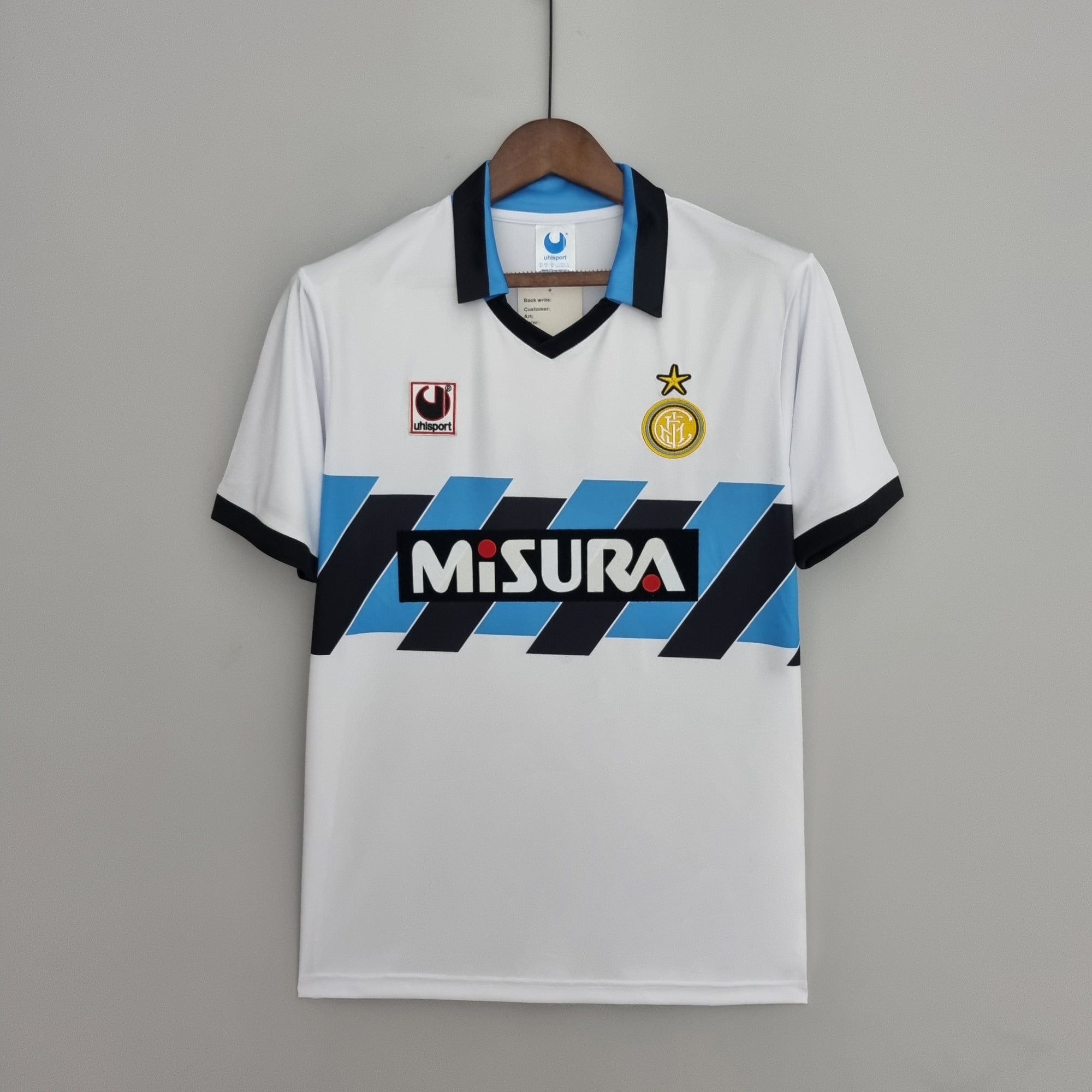 Camiseta Inter de Milão 90/91 Fora - (Retro)