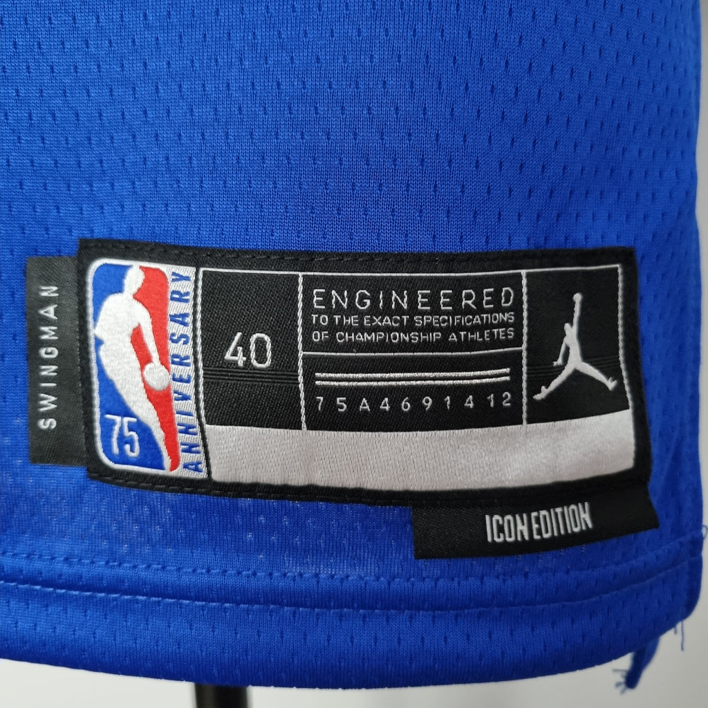 Camiseta NBA Orlando Magic #1 McGrady - 75° Cumpleaños Blue