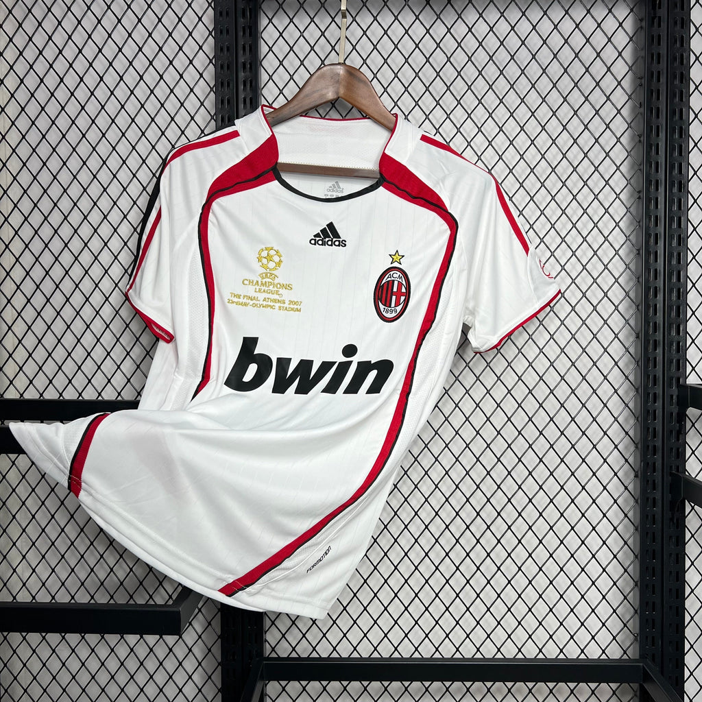 Camiseta Milan 06/07 Fora (Final Champions League) - (Retro)