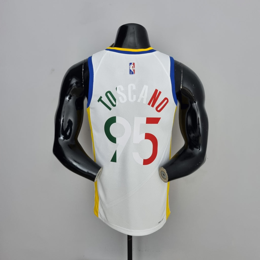 Camiseta NBA Golden State Warriors #95 ToscAño - Mexico White