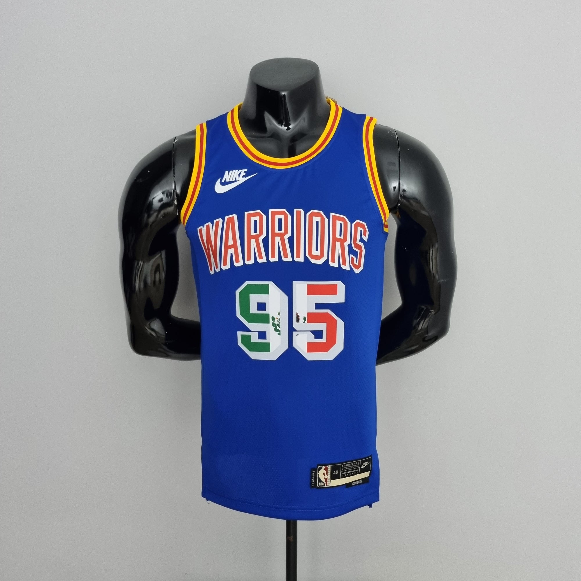 Camiseta NBA Golden State Warriors #95 ToscAño - Mexico Exclusive Blue