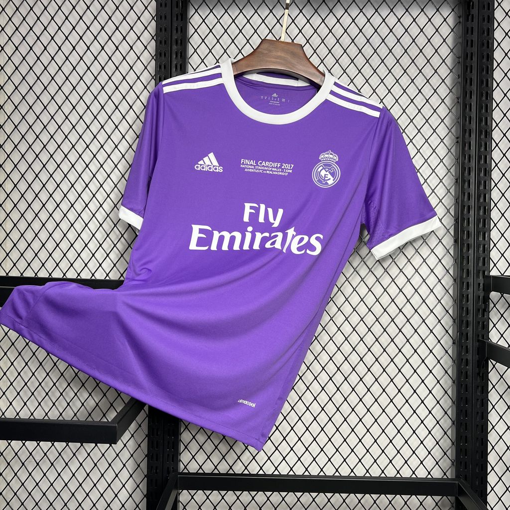 Camiseta Real Madrid 16/17 Fora (Final Champions League) - (Retro)
