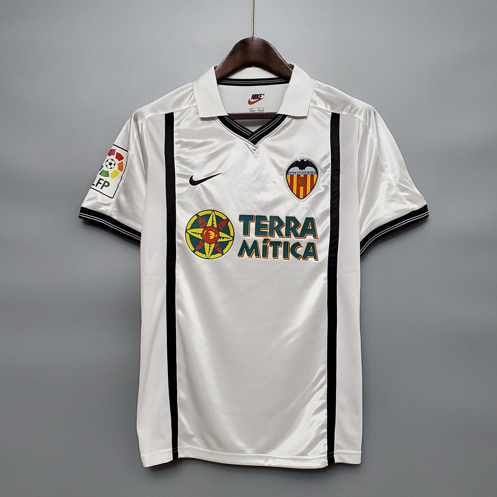 Camiseta Valencia Titular 01/02 - Versión (Retro)