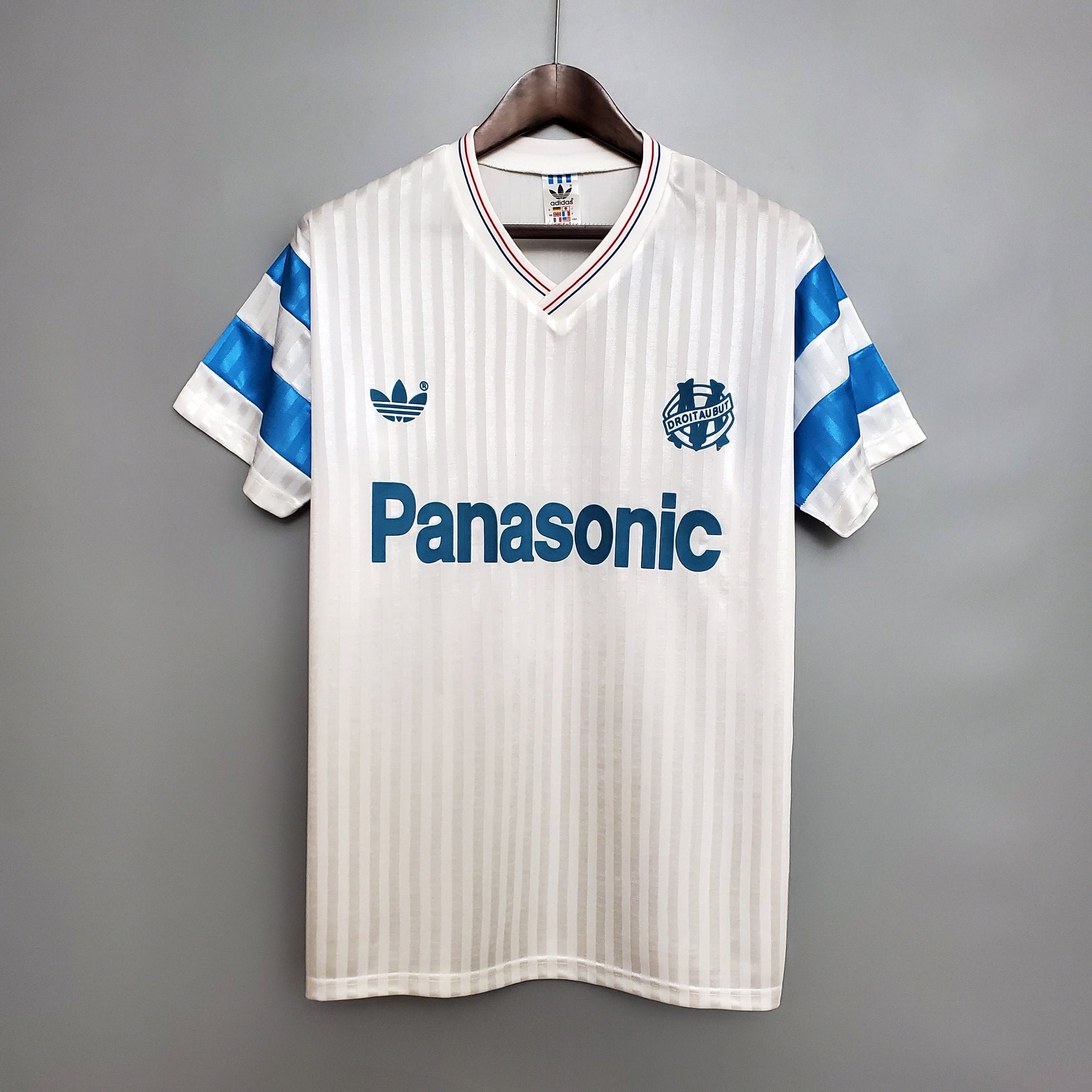 Camiseta Olympique de Marseille Titular 90/91 - Versión (Retro)