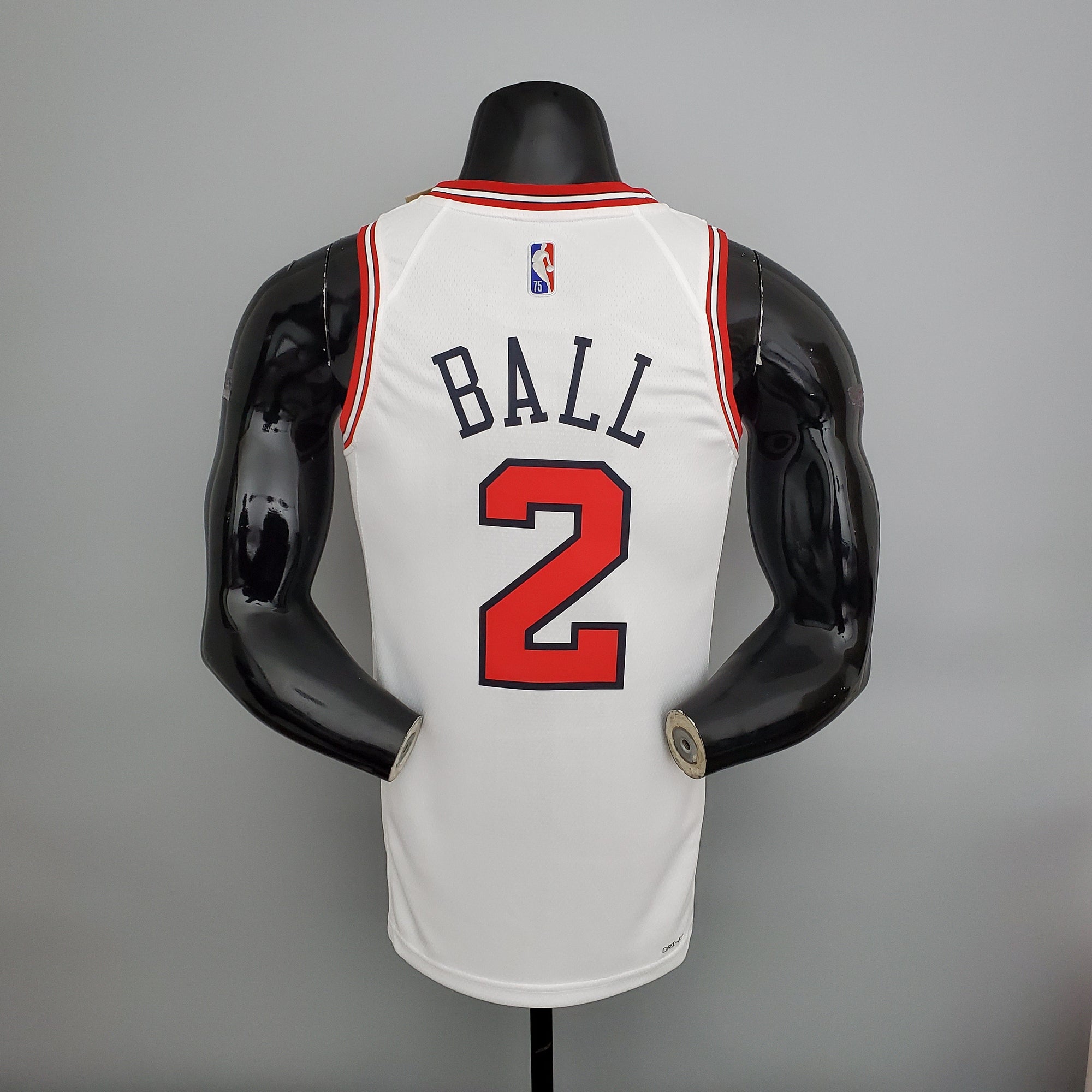 Camiseta NBA Chicago Bulls #2 Ball - 75° Cumpleaños White