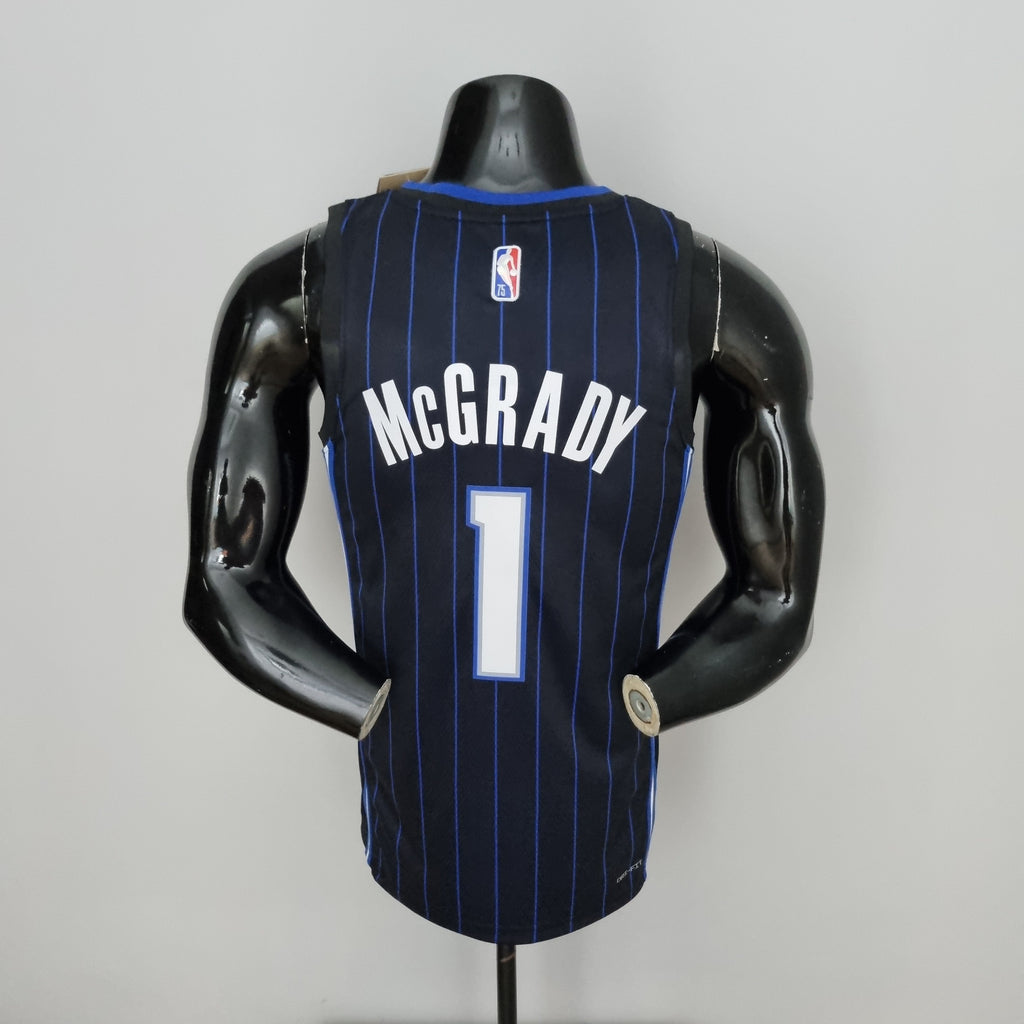 Camiseta NBA Orlando Magic #1 McGrady  - 75° Cumpleaños Black