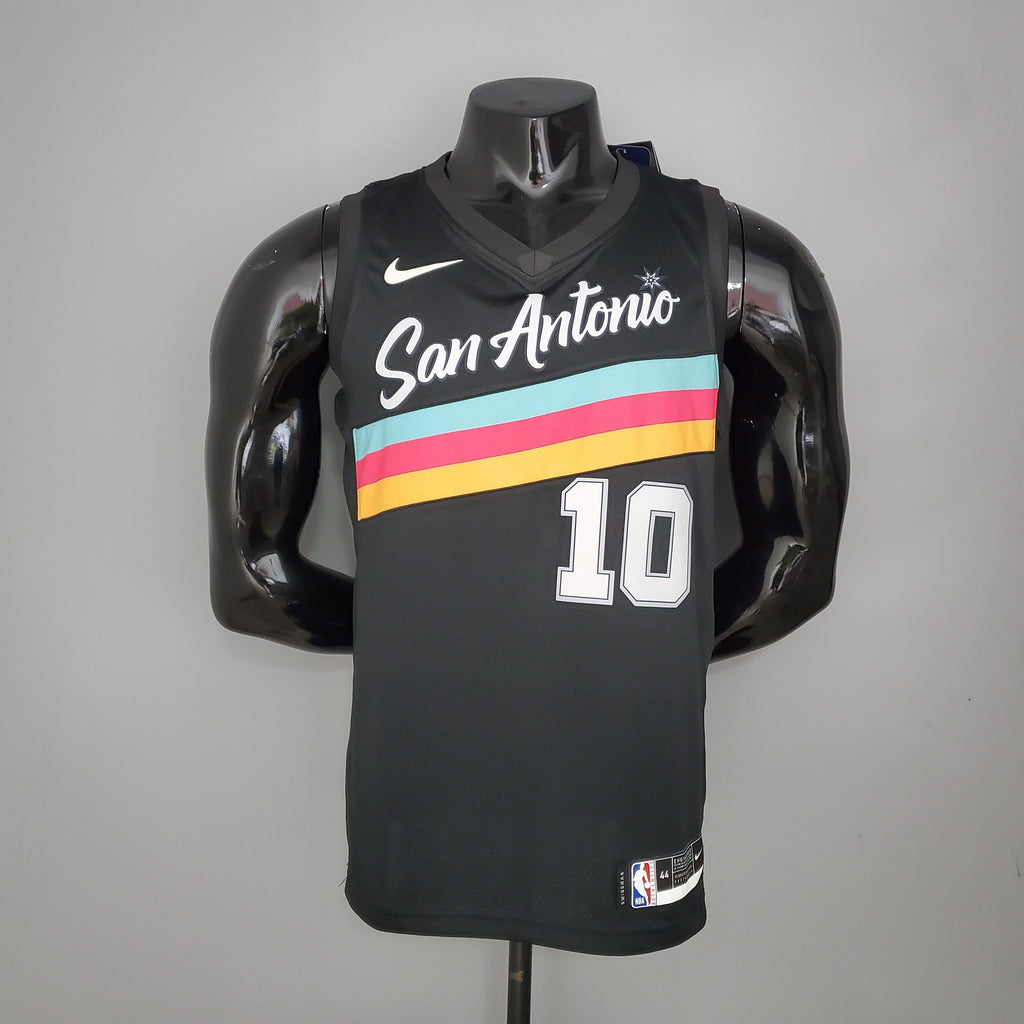 Camiseta NBA San Antonio Spurs #10 DeRozan - City Edition Black
