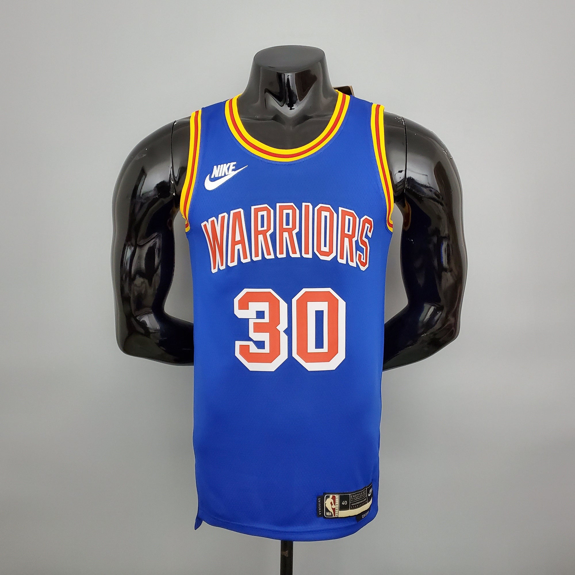 Camiseta NBA Golden State Warriors #30 Curry - (Retro) Blue