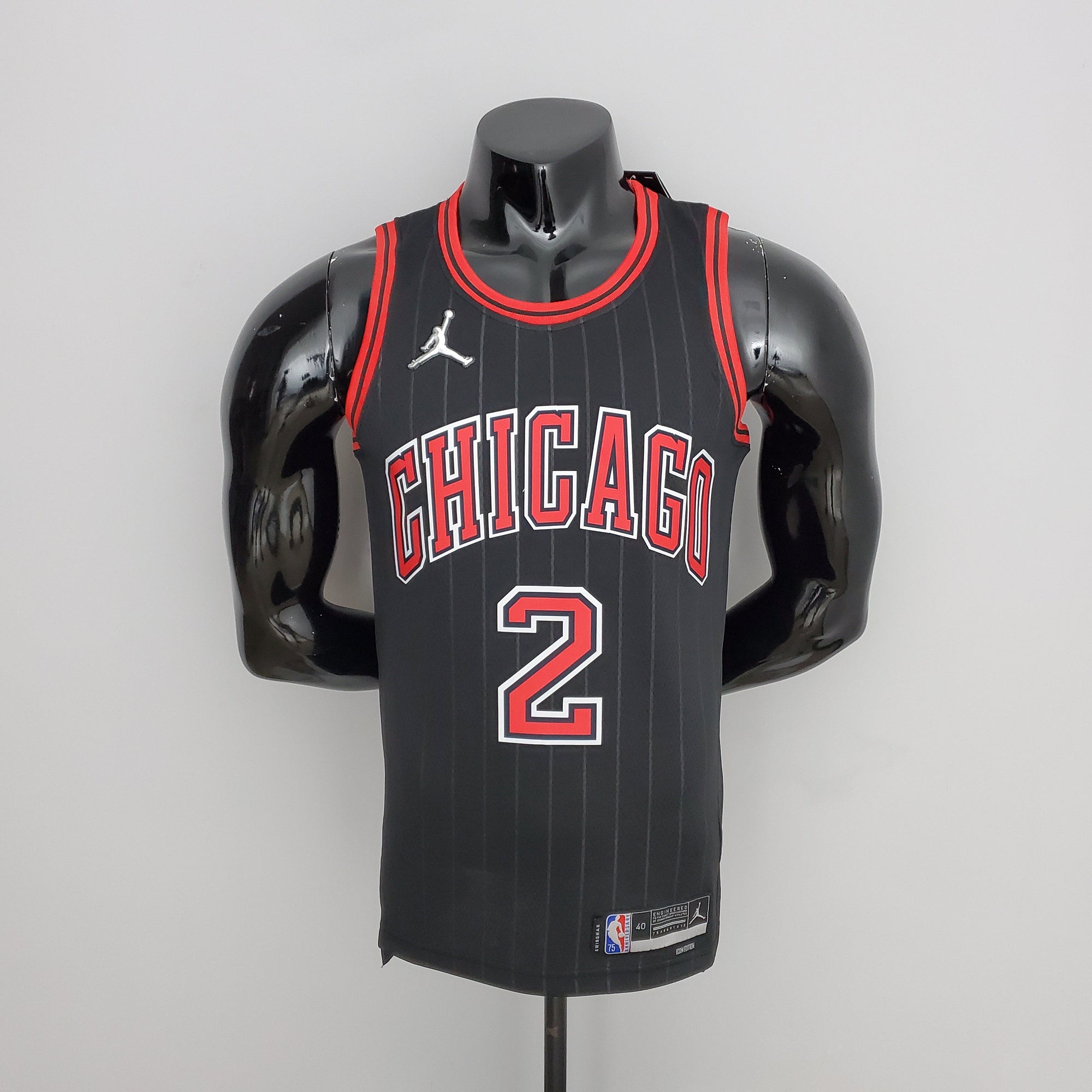 Camiseta NBA Chicago Bulls #2 Ball - Flyers Black