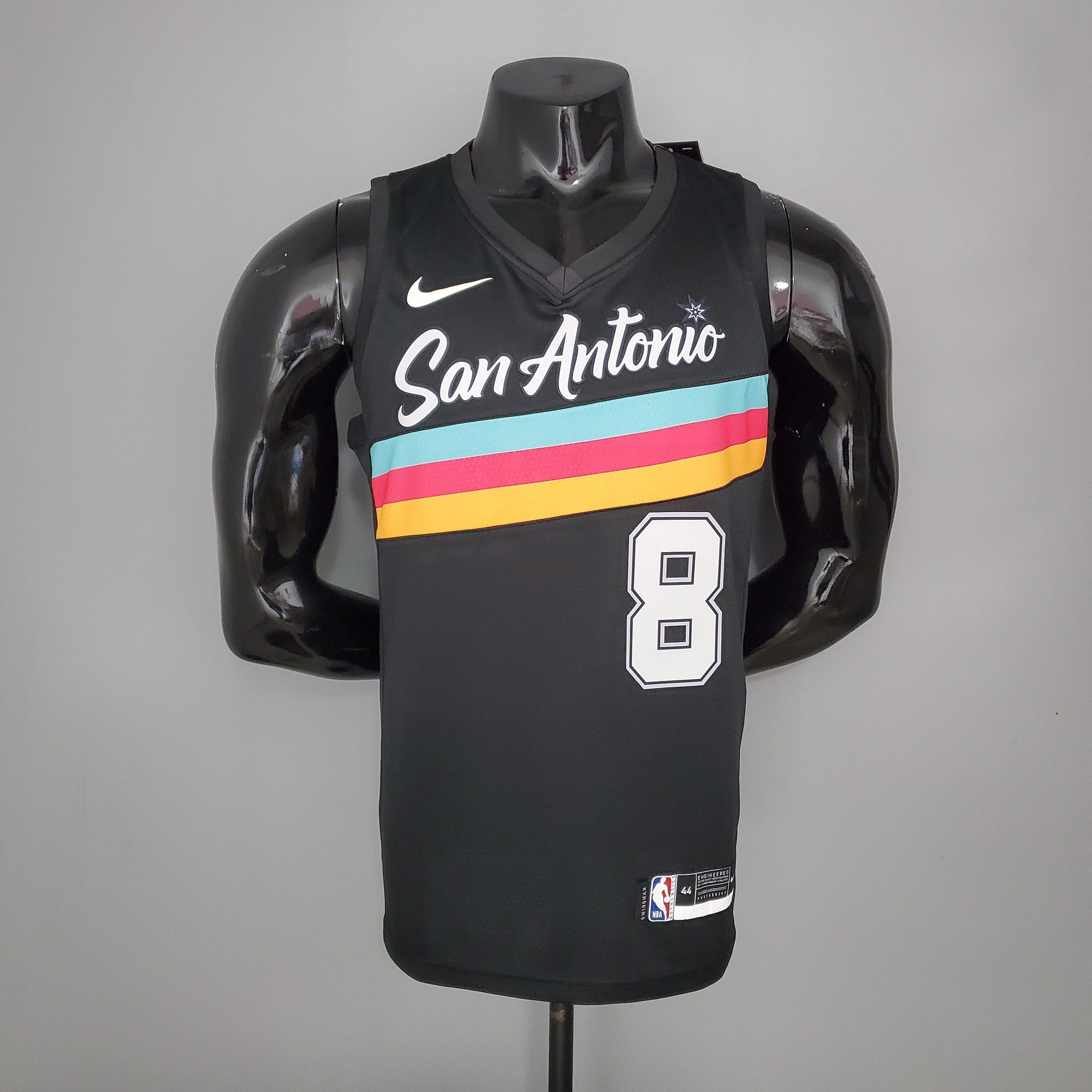 Camiseta NBA San Antonio Spurs #8 Mills - City Edition Black