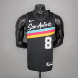 Camiseta NBA San Antonio Spurs #8 Mills - City Edition Black