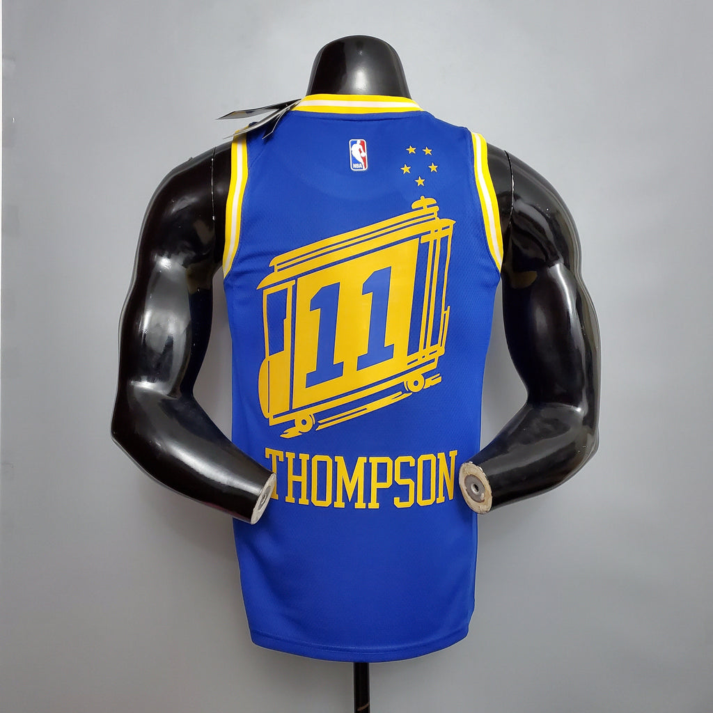 Camiseta NBA Golden State Warriors #11 Thompson - Train Blue
