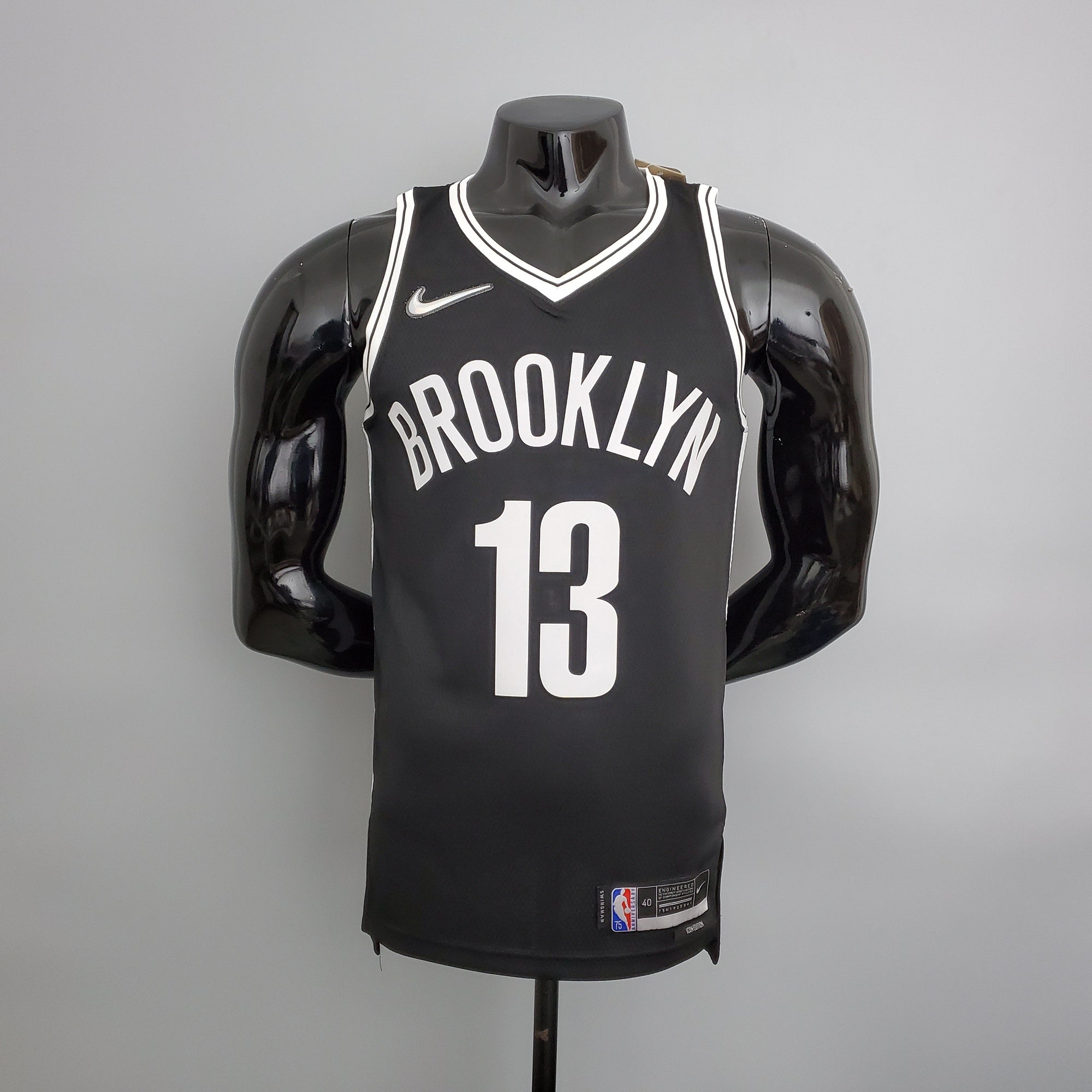 Camiseta NBA Brooklyn Nets #13 Harden - 75° Cumpleaños Black
