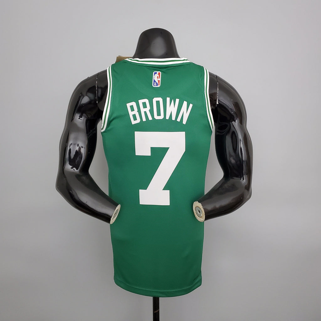 Camiseta NBA Boston Celtics #7 Brown - 75° Cumpleaños Verde