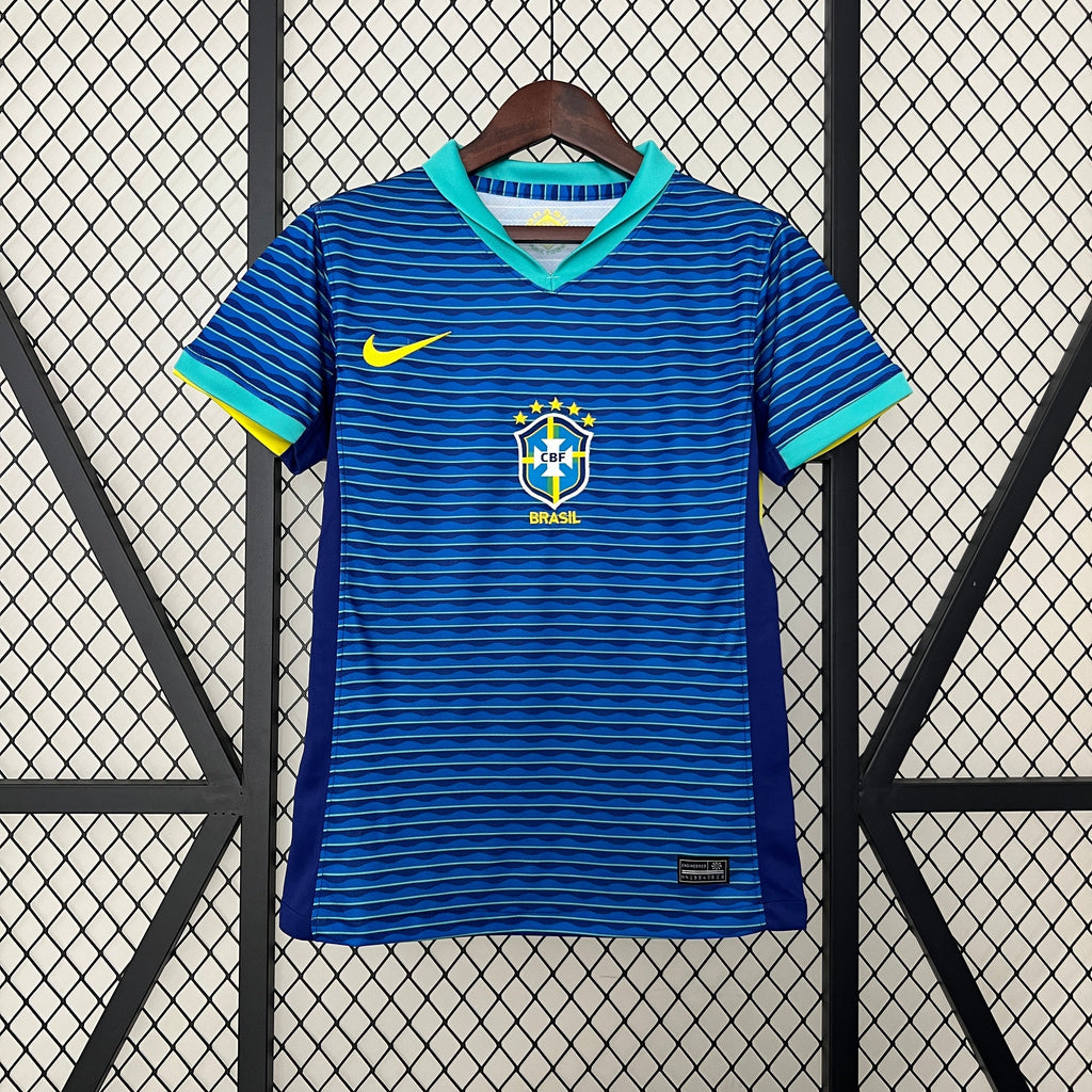 Camiseta Brasil 2024 Fora - (Feminina)